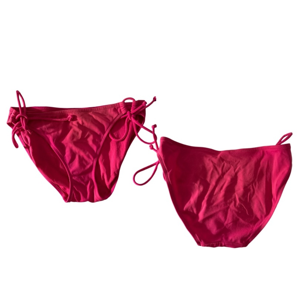Victoria’s Secret S/P Hot Pink Full Coverage String Bikini Bottom- GUC
